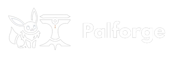 Palforge logo showing a fox with an encyclopedia with the text 'Palforge'